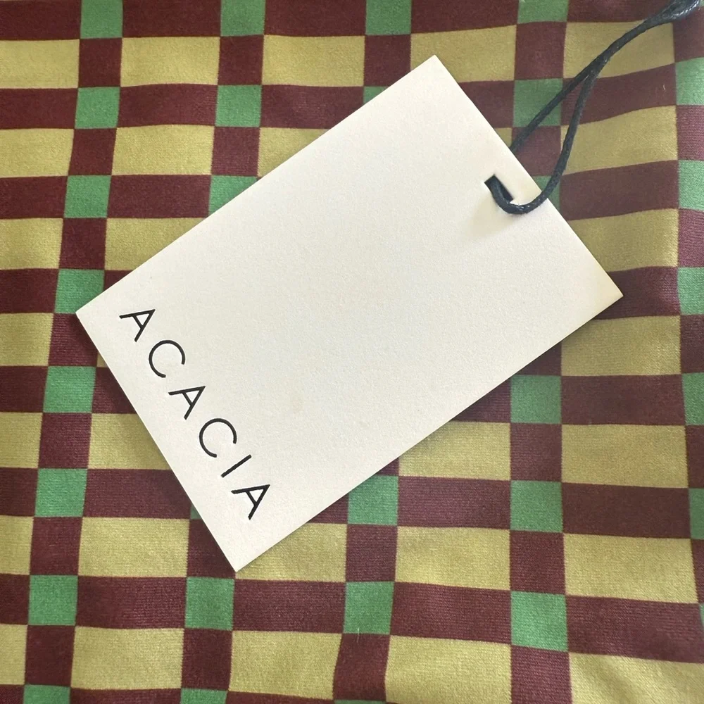 Acacia Swimwear Seychelles Gaucho Checkered Bikini Bottom - Picture 4 of 6